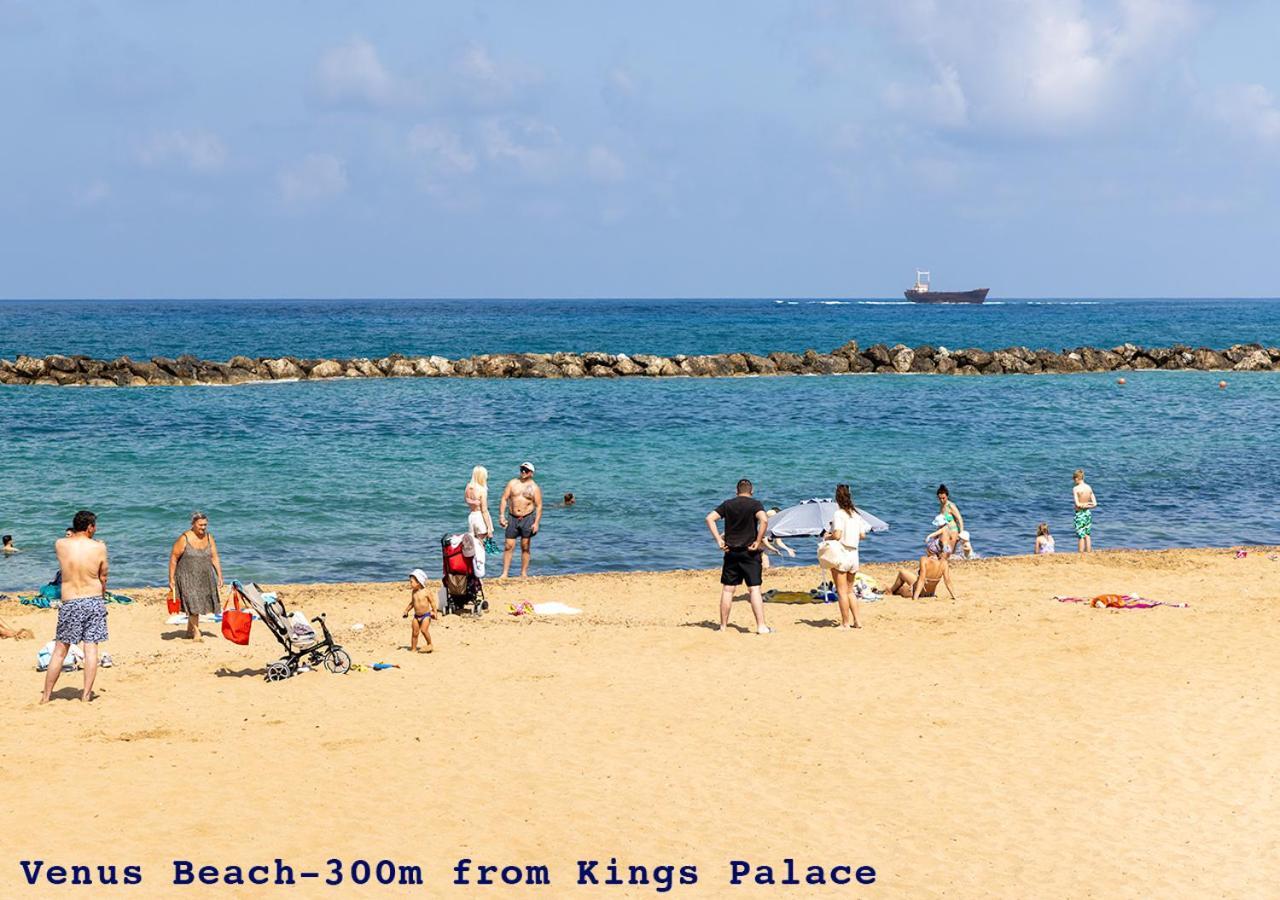 105 Kings Palace - Fabulous 2 Bed, 2 Bath, Large Patio With Garden - Sea Views Paphos Kültér fotó
