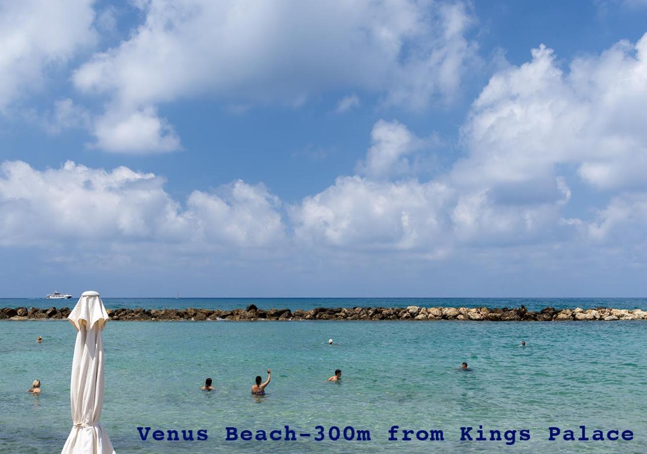 105 Kings Palace - Fabulous 2 Bed, 2 Bath, Large Patio With Garden - Sea Views Paphos Kültér fotó